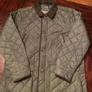 Men’s Polo by RL Quilted Car Coat